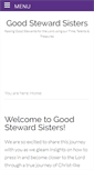 Mobile Screenshot of goodstewardsisters.com